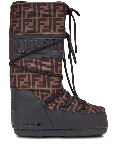 fendi moonboot|fendi plaid cowboy boots.